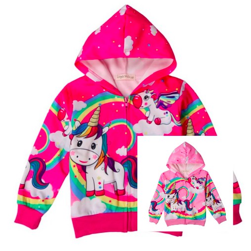 my little pony girl clothing cute unicorn jacket children cartoon ...