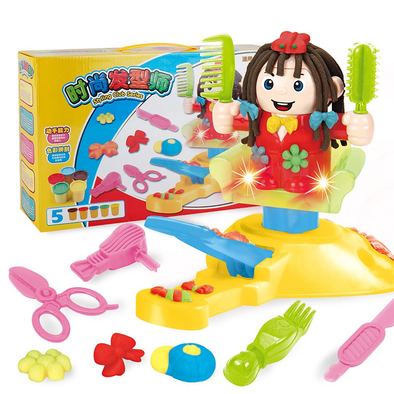 plasticine hair toy