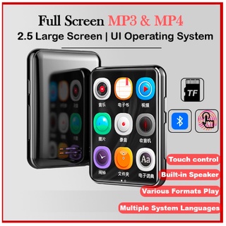 【Ready Stock 】2.5 Inch Touch Screen MP3 MP4 Music Video Player 20 Hours Playback Multifunctional Portable Walkman Support FM Ebook Recorder