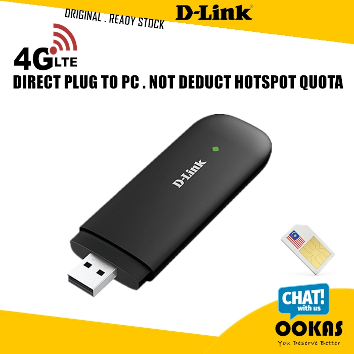 DLINK 4G LTE USB Modem Adapter DWM222 Direct Mobile Sim Shopee