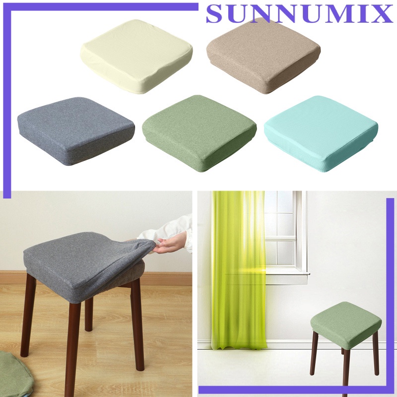 Square Bar Stool Cover Cushion With, Bar Stool Square Seat Covers