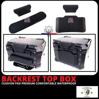 [Shop Malaysia] top box backrest / cushion pad premium quality motorcycle 2 pieces comfortable waterproof suitable for all top box