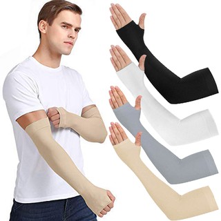 Arm Sleeves Unisex UV Protection Sleeves Arm Cover Sunscreen Cuff Sleeve Ice Silk Sleeves for Men Women Running Golf Cycling Rol
