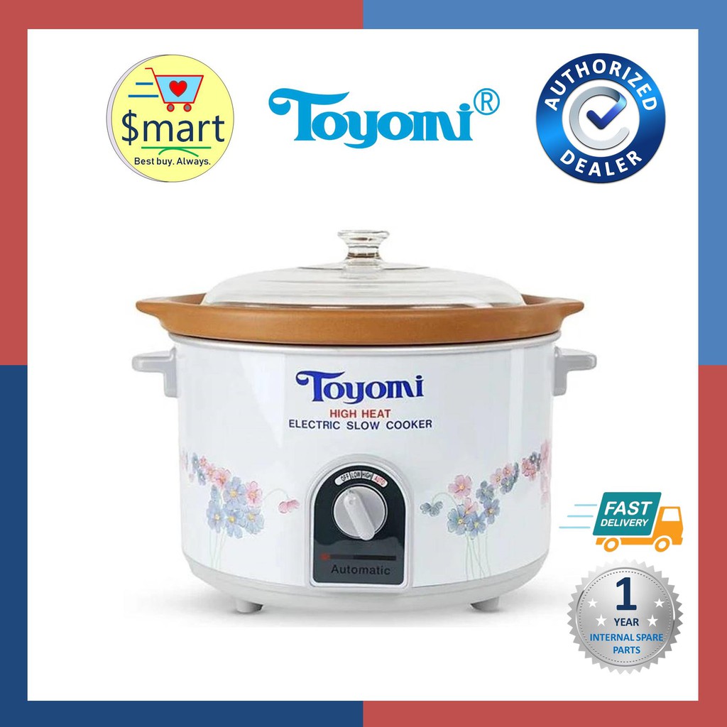Toyomi 4.7L High Heat Electric Slow Cooker [HH 5500A] Shopee Singapore