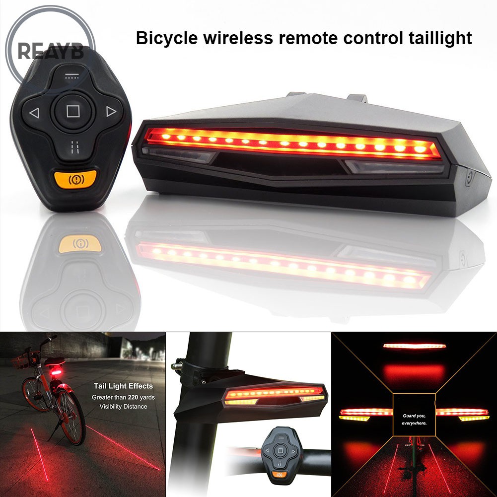 bicycle tail light with turn signals