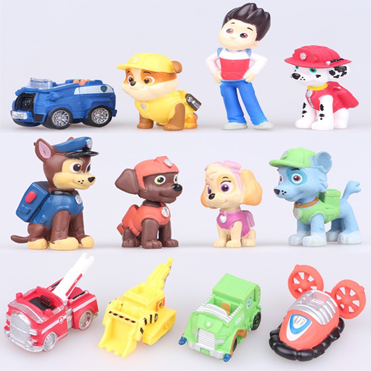 paw patrol mini figures and vehicles