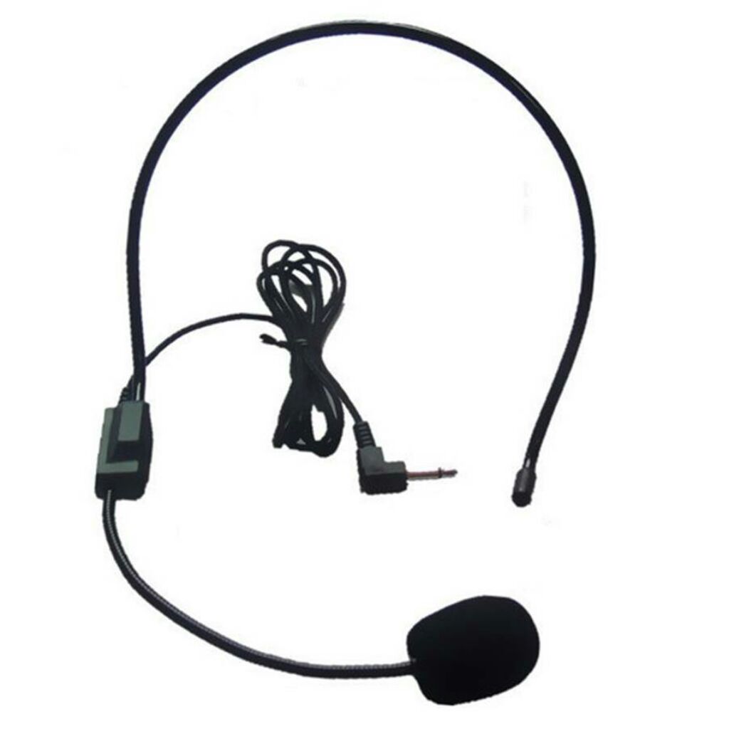 Headset Microphone For Portable Amplifier Speaker Teacher Presenter