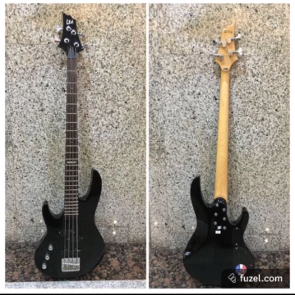 Ltd Esp Lefthanded Bass Guitar Shopee Singapore