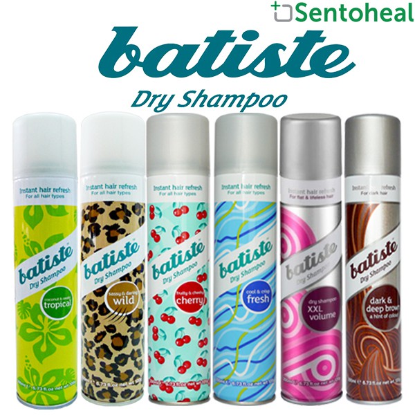 Batiste Herbal Essence Dry Shampoo 180ml 0ml Shopee Singapore