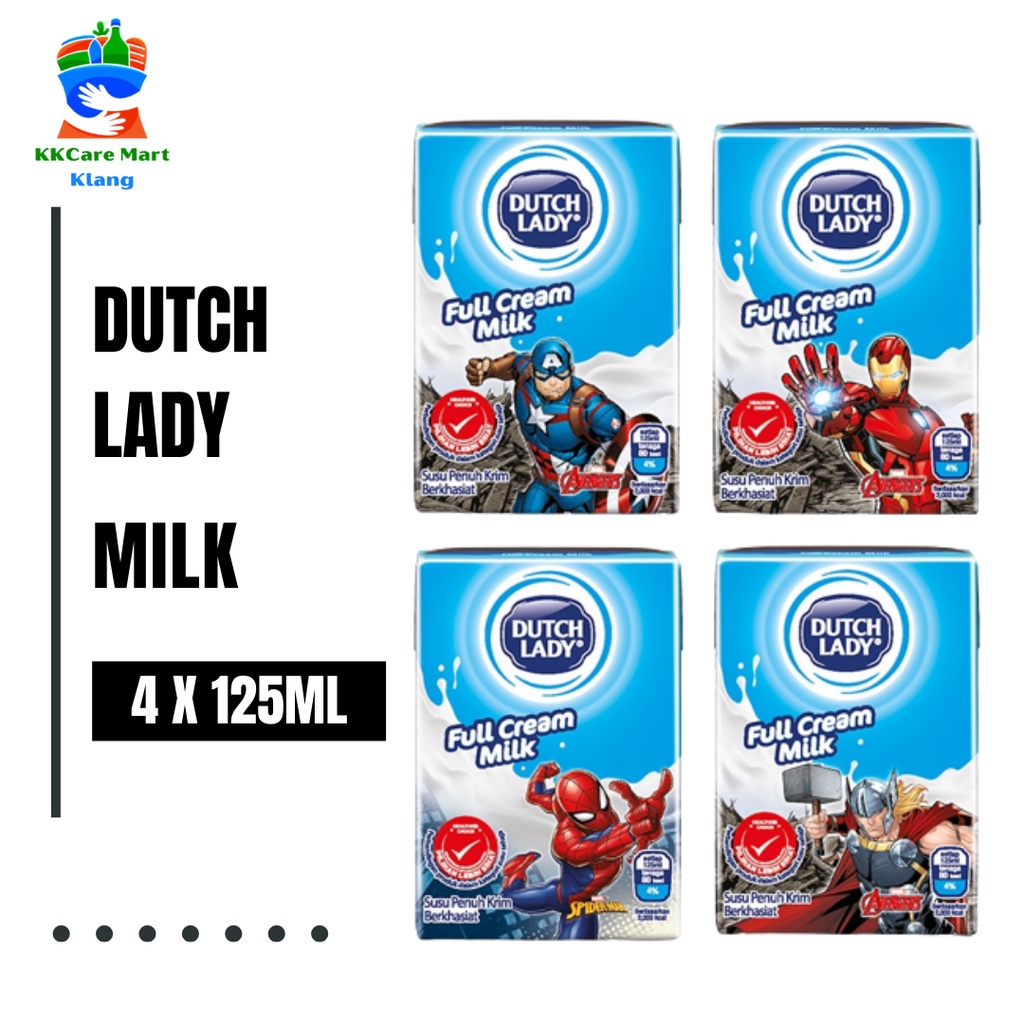 Dutch Lady Full Cream Milk 4 x 125ML Shopee Singapore