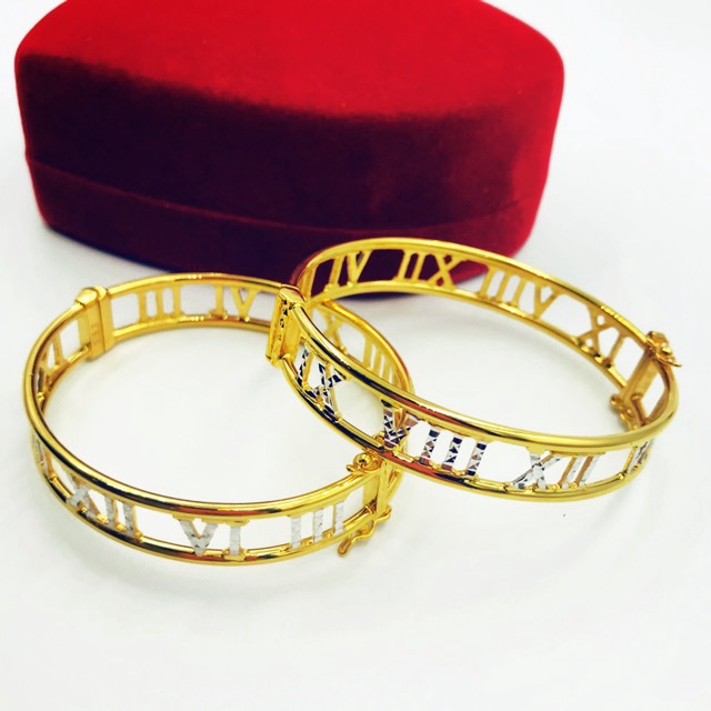 Gelang Emas Roman 2c Roman Bangle 2c Emas 916 Singapore