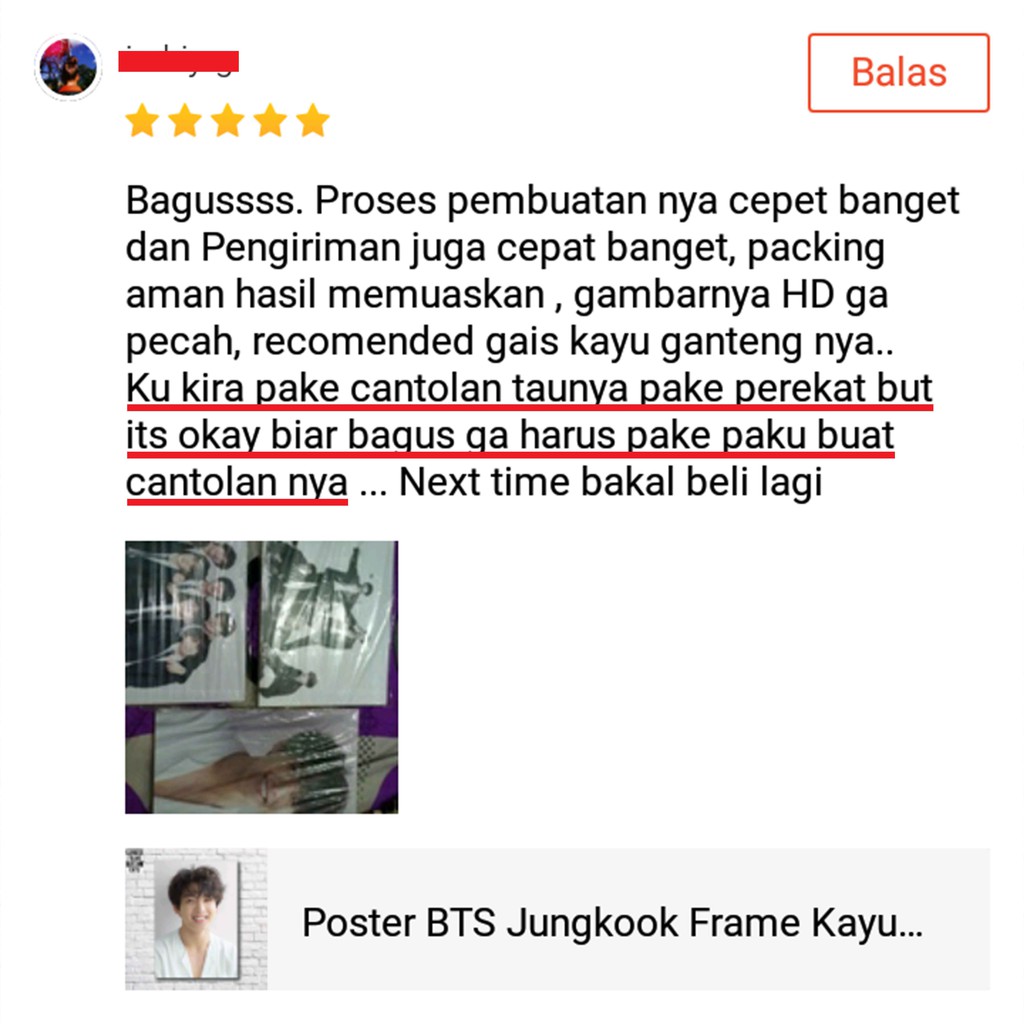 Bts V Poster Solid Wood Frame A4 V100 Shopee Singapore