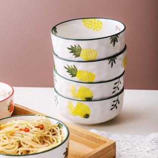 Tabler Japanese Style Ceramic 4.5 inch Rice Bowl Creative Tableware #4