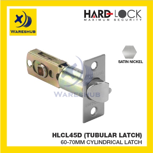 Hard Lock Cylindrical Door Lock Adjustable Tongue Spring Latch 60mm