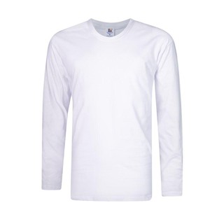 MEN'S/WOMEN'S PLAIN LONG SLEEVE ROUND NECK TEE SHIRT/T ...