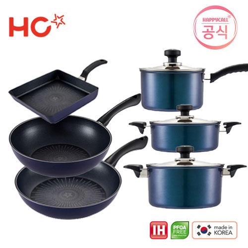 Happycall Potential Titanium Nonstick IH Induction Pan Wok Pot Cookware