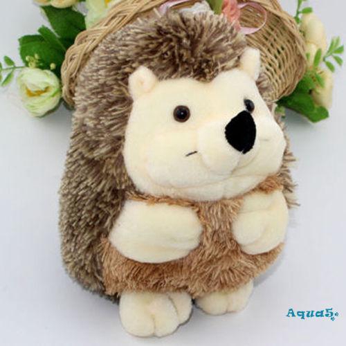 35cm/13.78 Axixi Plush Stuffed Simulation Hedgehog Zoo Animals Gift Hedgehog Toy Children Doll Birthday Gift Decoration 
