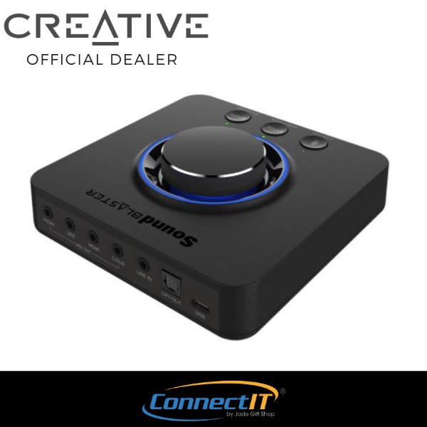 Creative Sound Blaster X3 Multi Purpose Desktop Amplifier With 7 1 Virtual Surround For Pc I Ps4 Ps5 And More Shopee Singapore