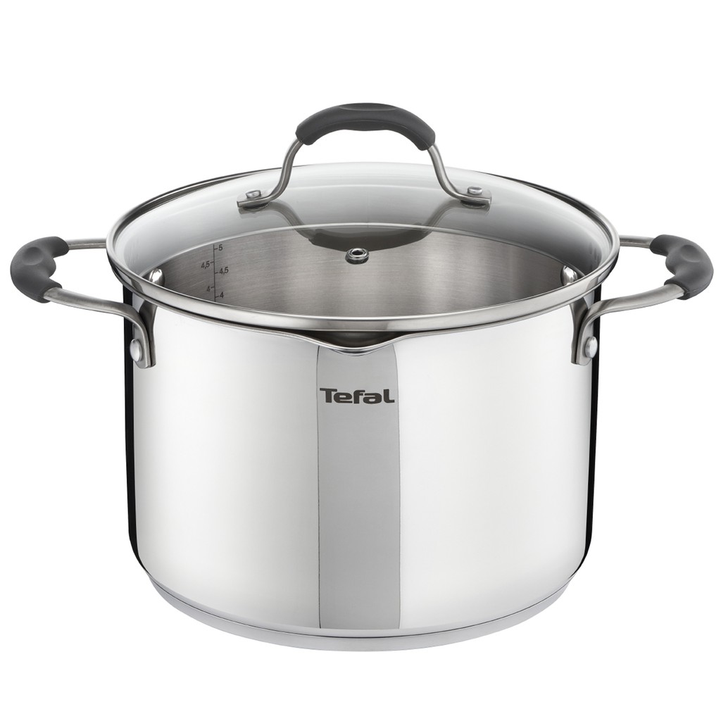 Tefal ILLICO Stainless Steel Induction Stockpot 5 3L 22cm Dishwasher 