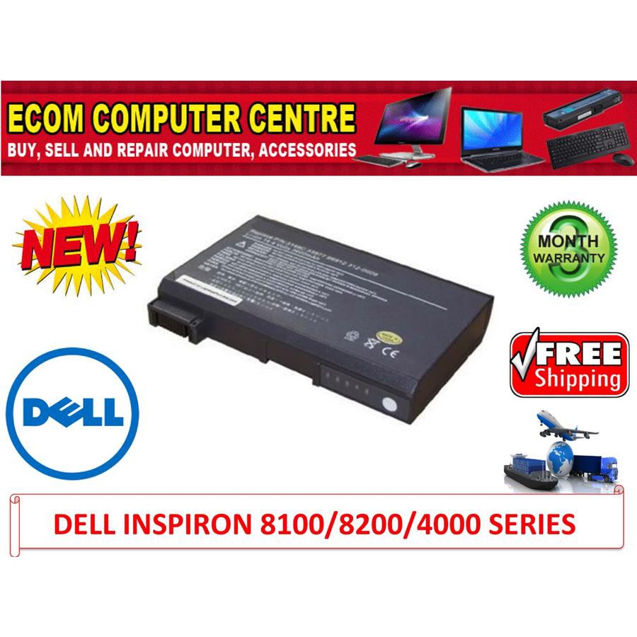 Dell Inspiron 8100 8200 4000 Latitude C640 Laptop Battery Shopee Singapore