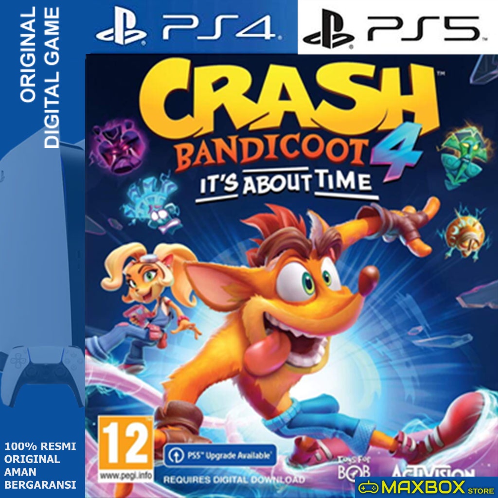 Crash Bandicoot 4 Ps4 Ps5 Digital Game Shopee Singapore