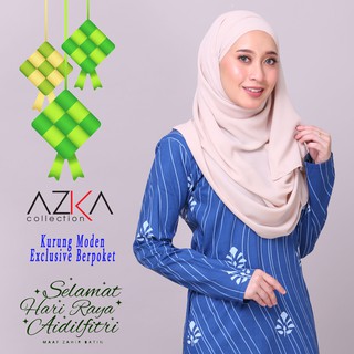  MERDEKA  Kurung  Moden  Exclusive Berpoket by Azka 