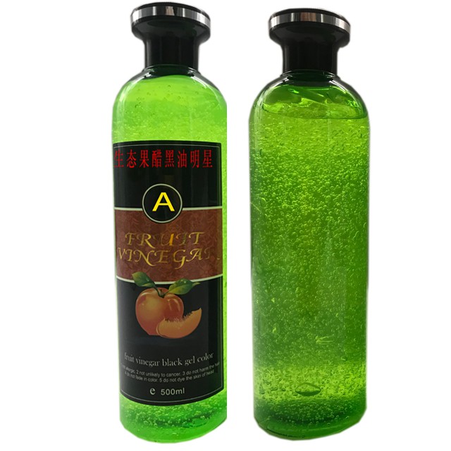 Shop Malaysia] ecosystem fruit vinegar natural black hair color gel 500ml*2  | Shopee Singapore