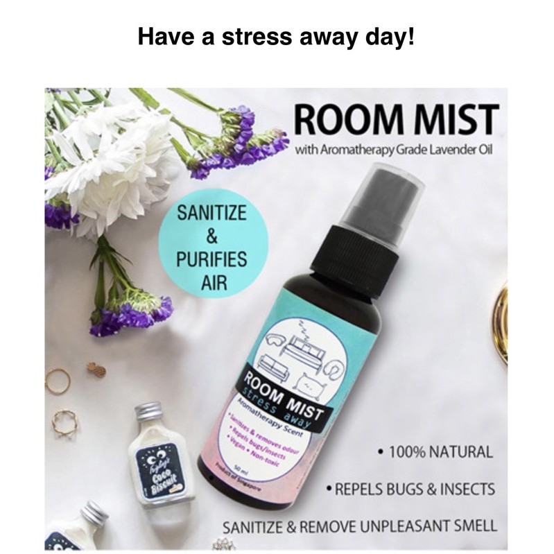 Pillow Mist Room mist Lavender spray Quality sleep Shopee Singapore