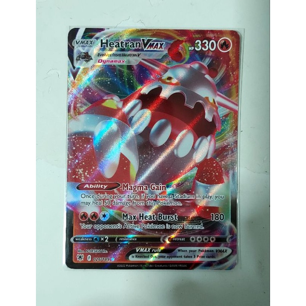 Pokemon heatran vmax astral radiance card | Shopee Singapore