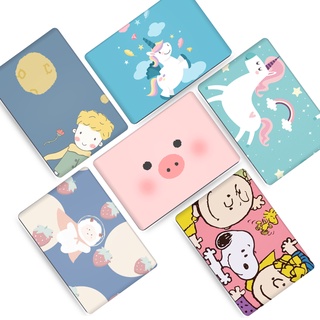 2pcs UNIVERSAL cute Cartoon Laptop Stickers Decal Self-adhesive VINYL 12 13 14 15.6 Inches Notebook ASUS zenbook Vivobook Adolbook 13 14 Protector Cover Case LGBT computer  Skins