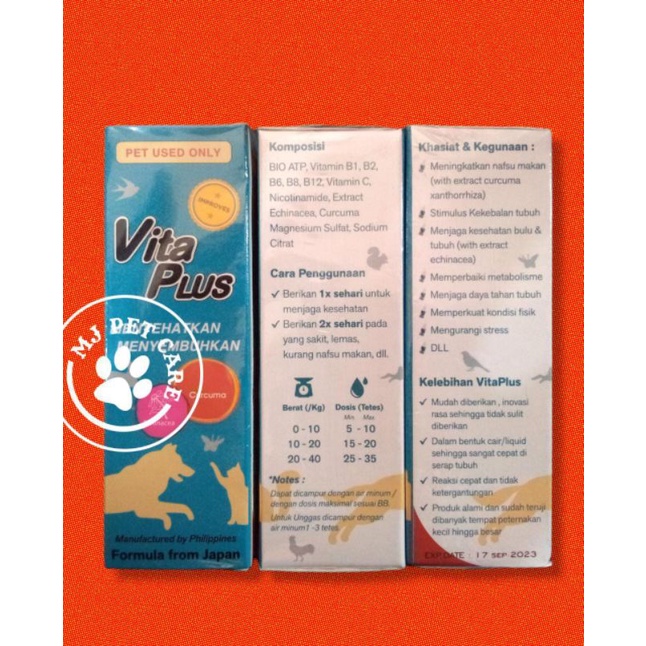 Vitaplus Vitamins For Animals Shopee Singapore