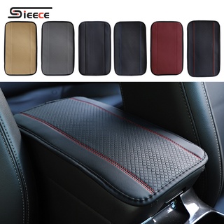 Sieece Car Armrest Pad Leather Auto Center Console Box Cover Mat Car Interior Accessories