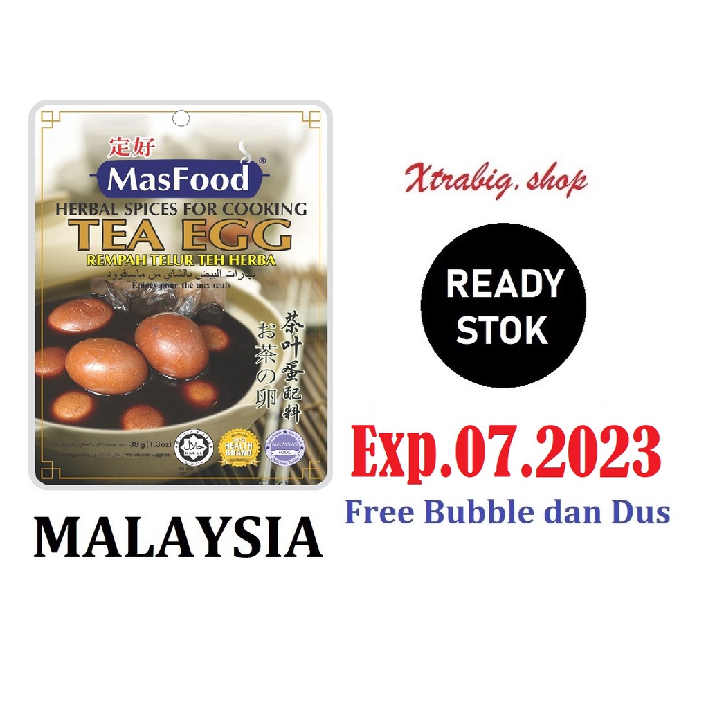 Masfood Herbal Tea Egg Egg Spices Herbal Tea Spices Cha Ye And 38gr 38g Malaysia Ready Ori Shopee Singapore