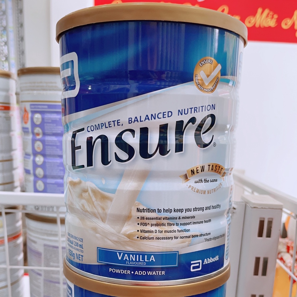 Abbott Ensure Powdered Milk 850g VanillaUc Flavor Shopee Singapore