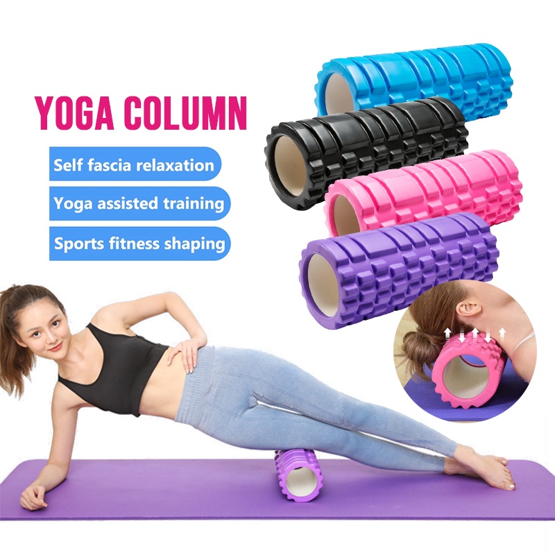 Massage Grid Foam Roller Pilates Muscle Physio Leg Back Yoga Gym Fitness trainin 