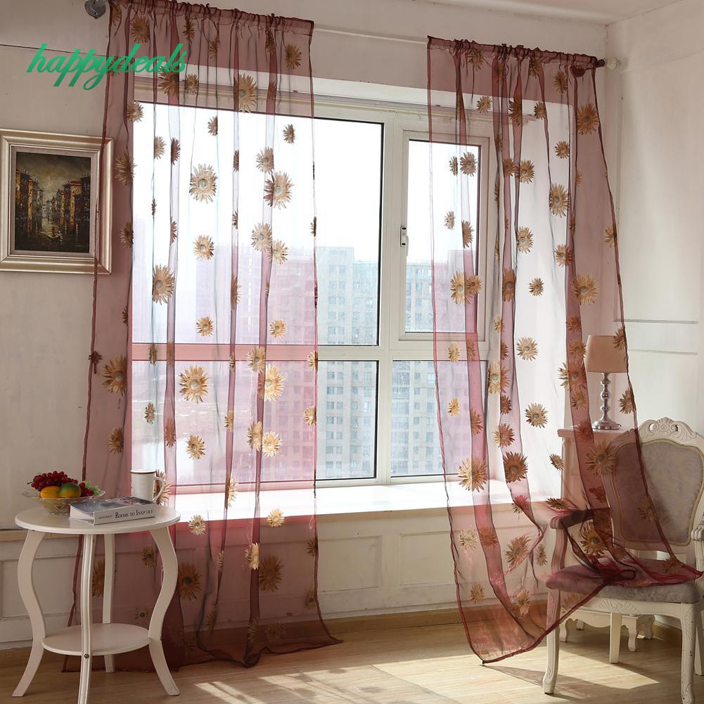 chiffon window scarf