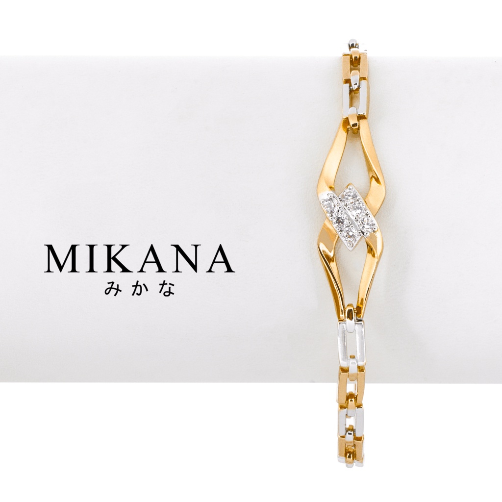 Mikana 18k Gold Plated Ayami Link Bracelet Accessories Collection Jewelry Bangle Bracelets For Women