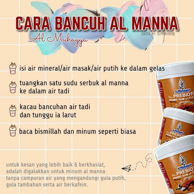 Prebiotic Al Muhayya Al Manna Arabic Gum Shopee Singapore