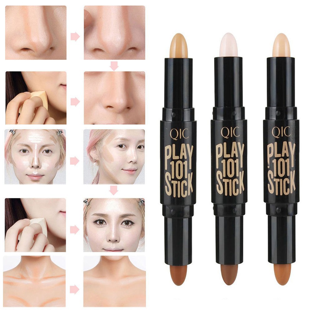 Makeup Natural Cream Face Eye Foundation Concealer Highlight Contour Pen Stick Shopee Singapore