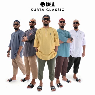 PRIA Rosal Muslim Pakistani Kurta Koko Shirt - Classic Kurta - Men