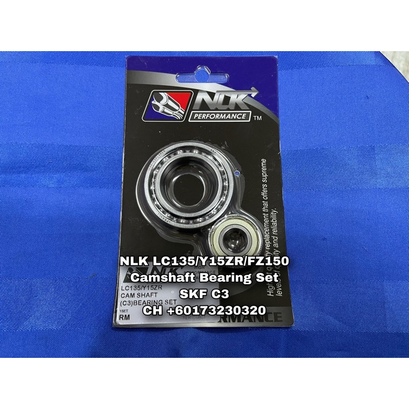 Nlk Lc135 Y15zr Fz150 Camshaft Bearing Set Skf C3 Cam Shopee Singapore