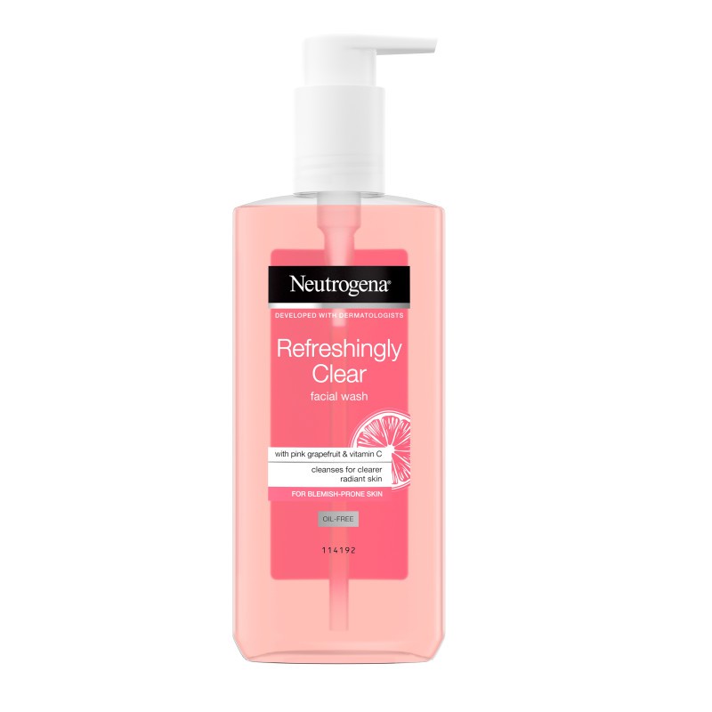 pink grapefruit facial wash