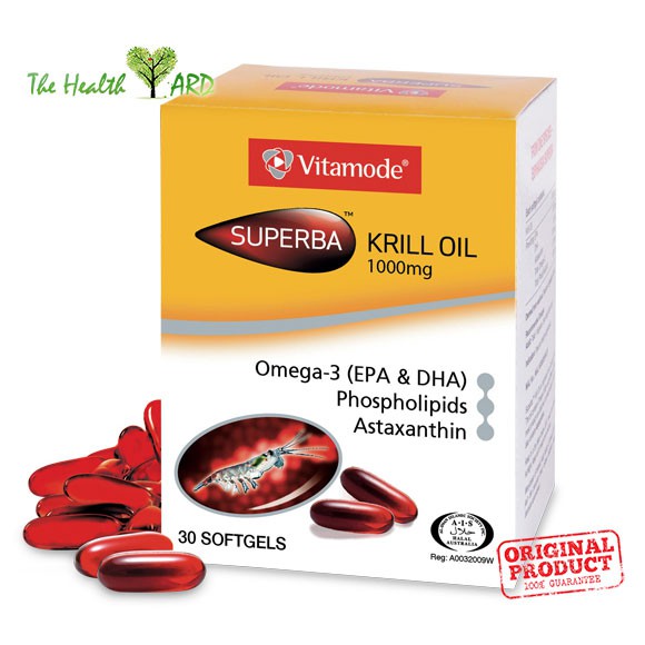 Vitamode Superba Krill Oil 1000mg 30 Softgels X 2 Boxes Twin Exp 05 2022 Vita Mode Omega3 Omega 3 Astaxanthin Shopee Malaysia