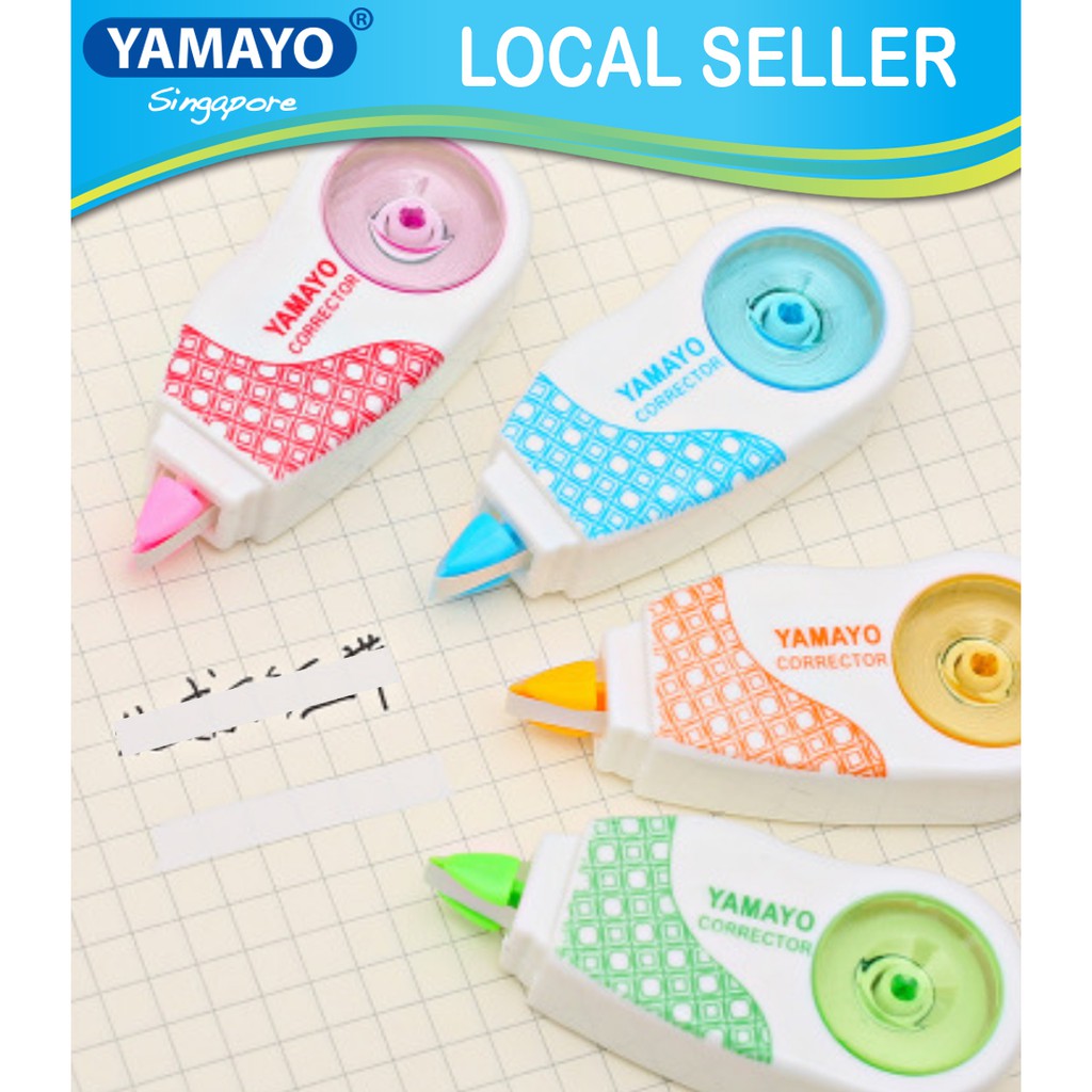 YAMAYO CORRECTION TAPE OFFICE STATIONERY EQUIPMENT M48B (6 pcs