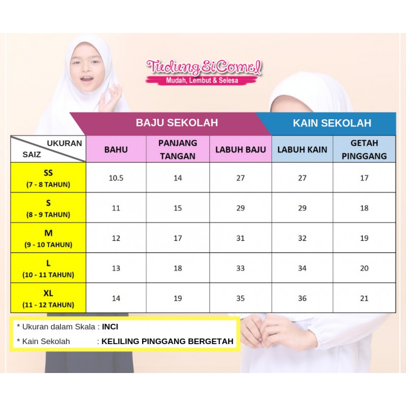 Zip Sorok School Clothes Si Comel Zip Tube Shopee Singapore