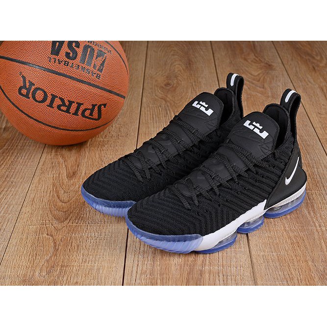 lebron 16 black white