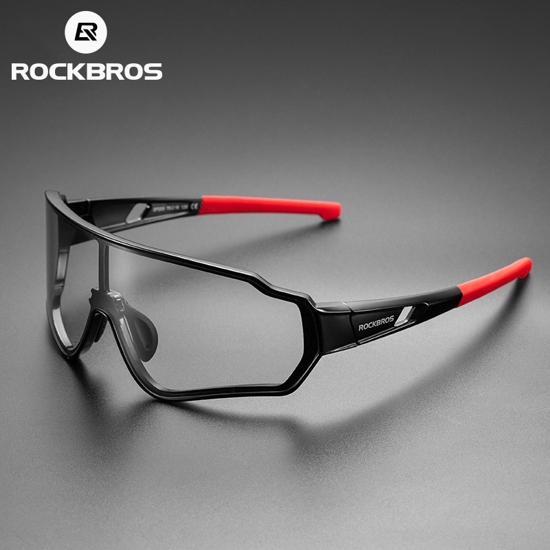 RockBros Cycling Photochromic Full Frame Glasses Sport Sunglasses Myopia Frame 