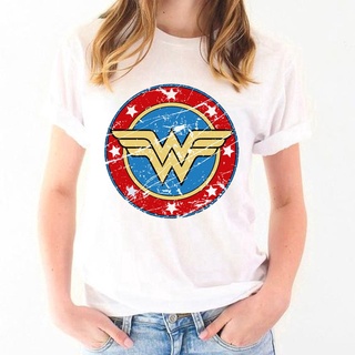 Summer Anime Wonder Woman T Shirt Feminist White Crop Chemise Femme Tshirt  Graphic | Shopee Singapore
