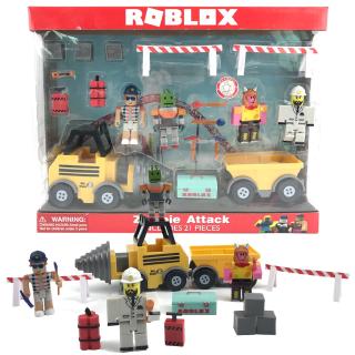 2020 New Roblox Building Blocks Virtual World Games Robot Model World Action Figure By Boomtech Shopee Singapore - roblox fire station model