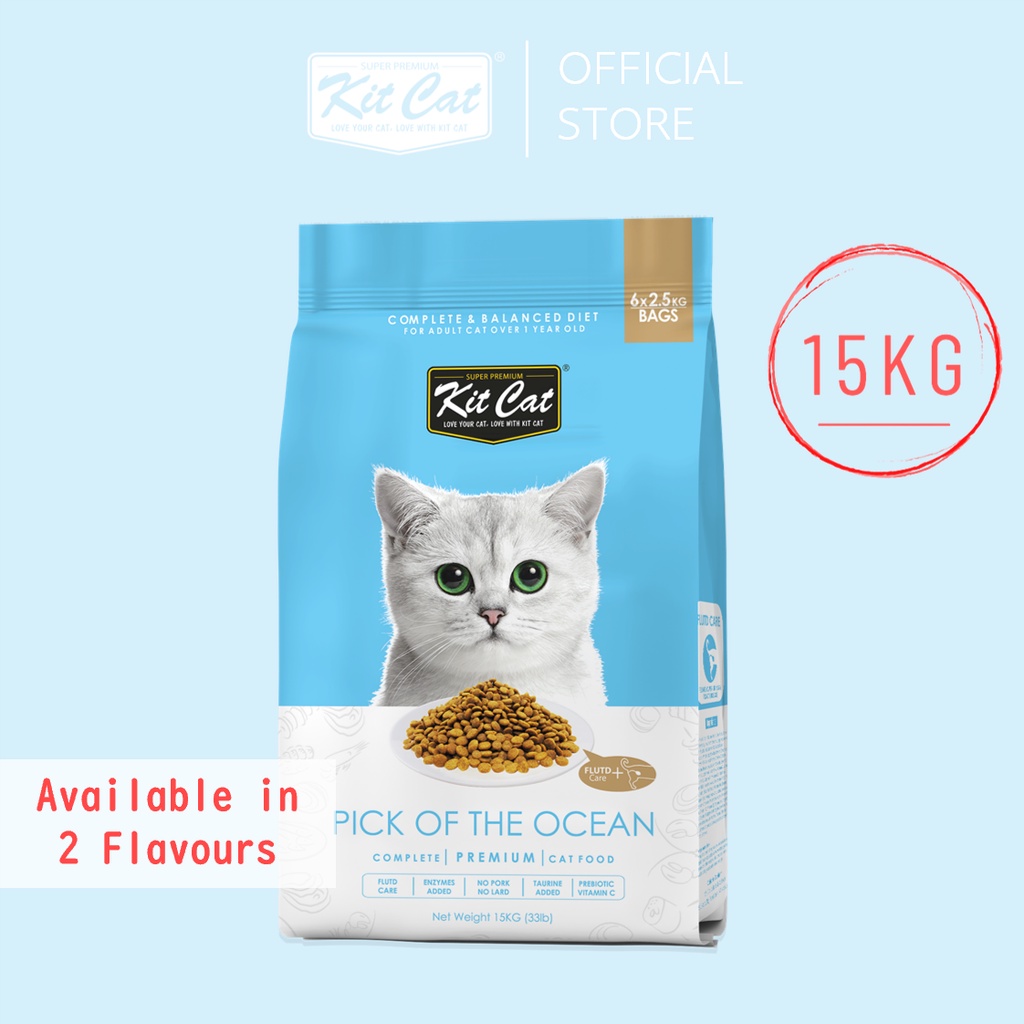 Kit Cat Premium Dry Cat Food (15kg) Kibbles Shopee Singapore